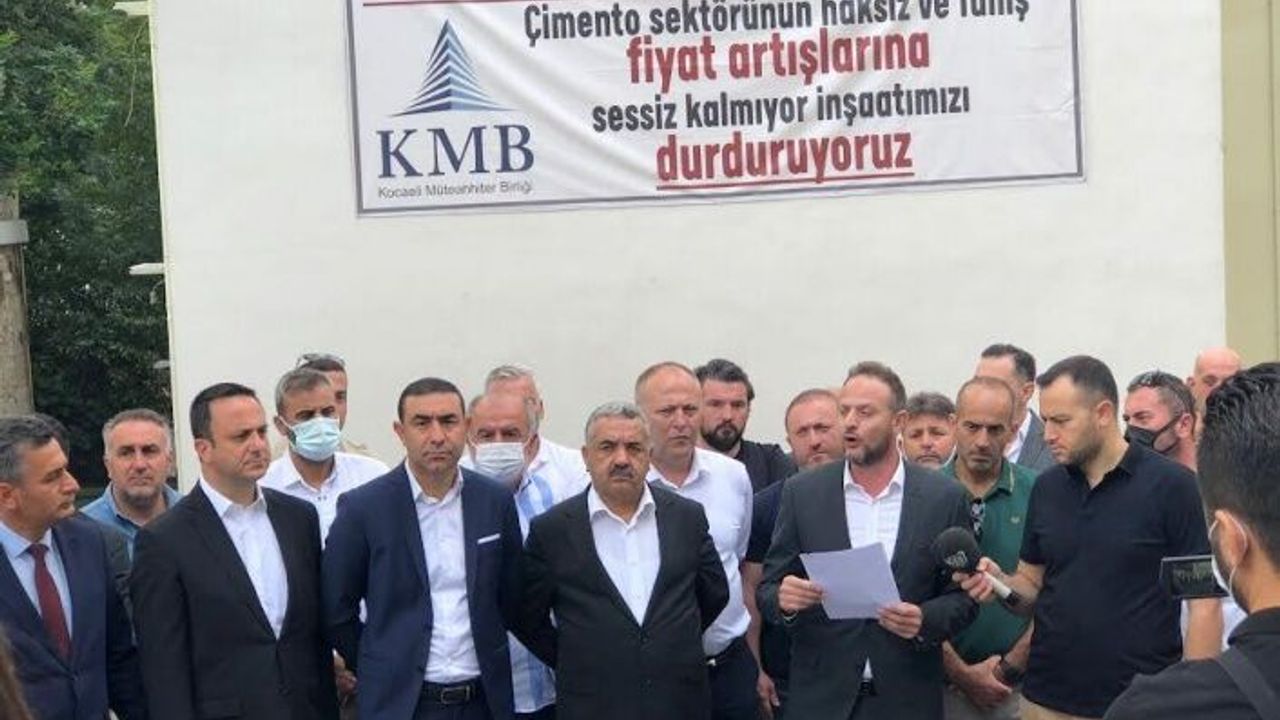 KOCAELİ MÜTEAHHİTLER BİRLİĞİ BAŞKANI OĞUZHAN KELEŞ'TEN İŞ DURDURMA BASIN AÇIKLAMASI