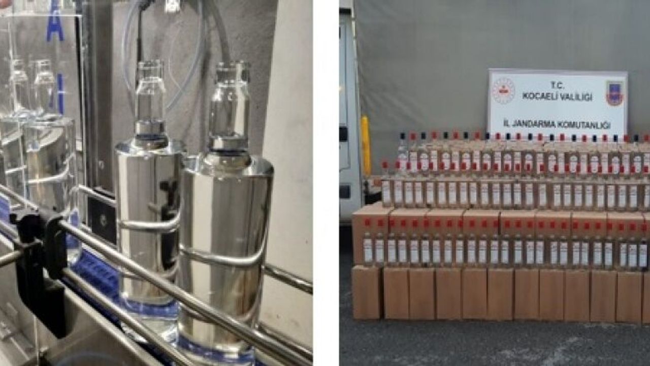 “Sahte ve kaçak alkol imal ve satışına operasyon”