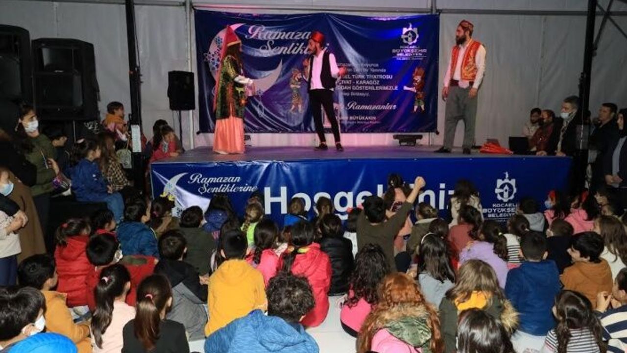 Kocaeli’nde yüz güldüren Ramazan Şenlikleri başladı