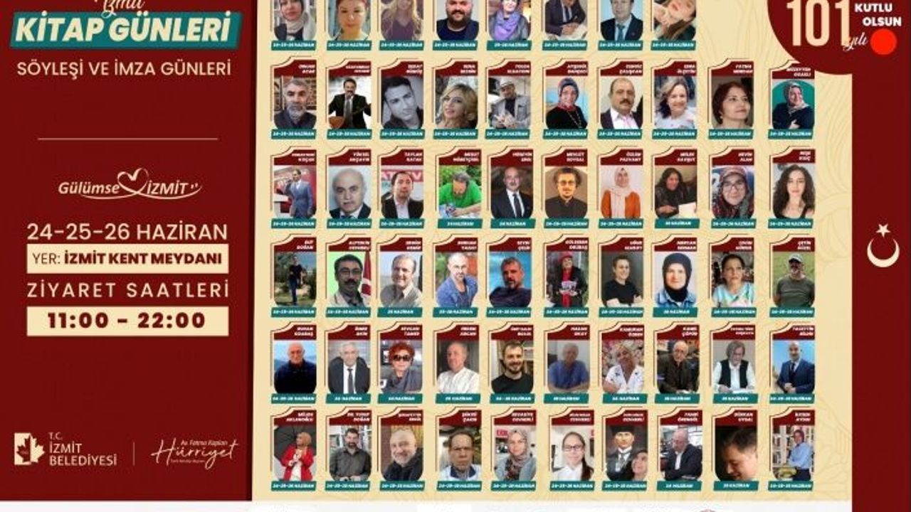 İzmit Kitap Günleri yarın başlıyor