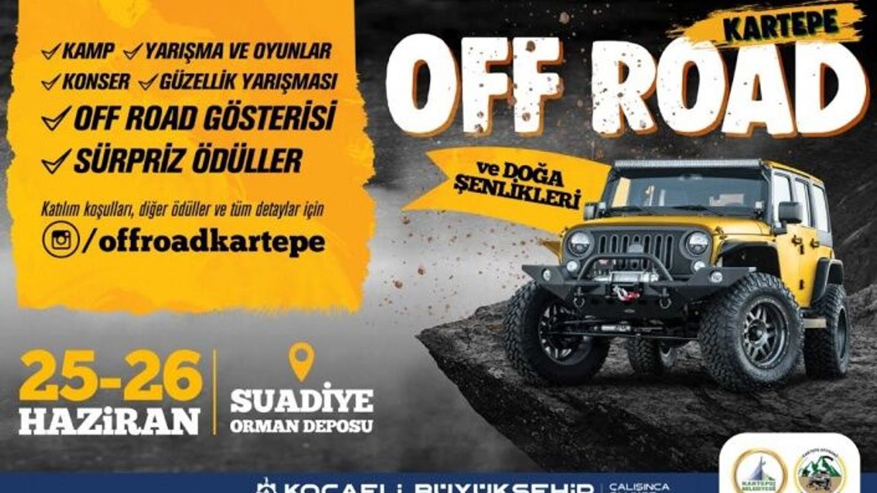 Kartepe Off-Road ve Doğa Şenliği başlıyor