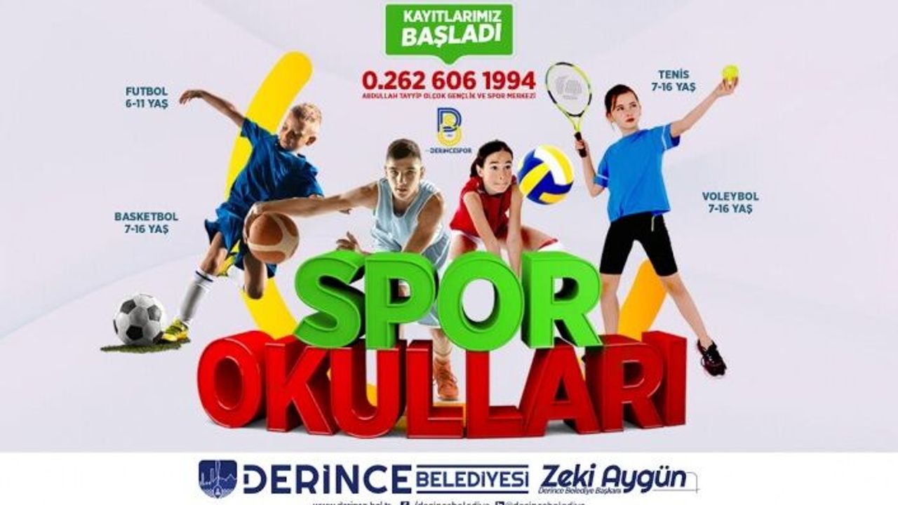 Spor Okulları İçin Kayıt Zamanı