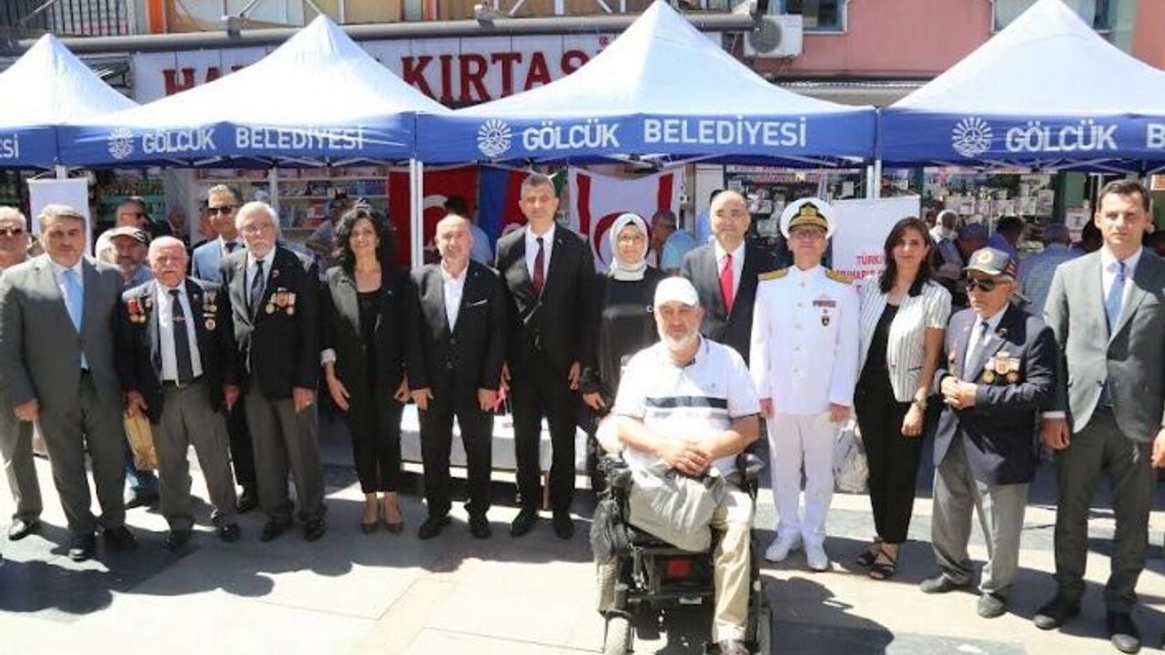 KIBRIS BARIŞ HAREKÂTI’NIN 48'İNCI YIL DÖNÜMÜ GÖLCÜK’TE KUTLANDI