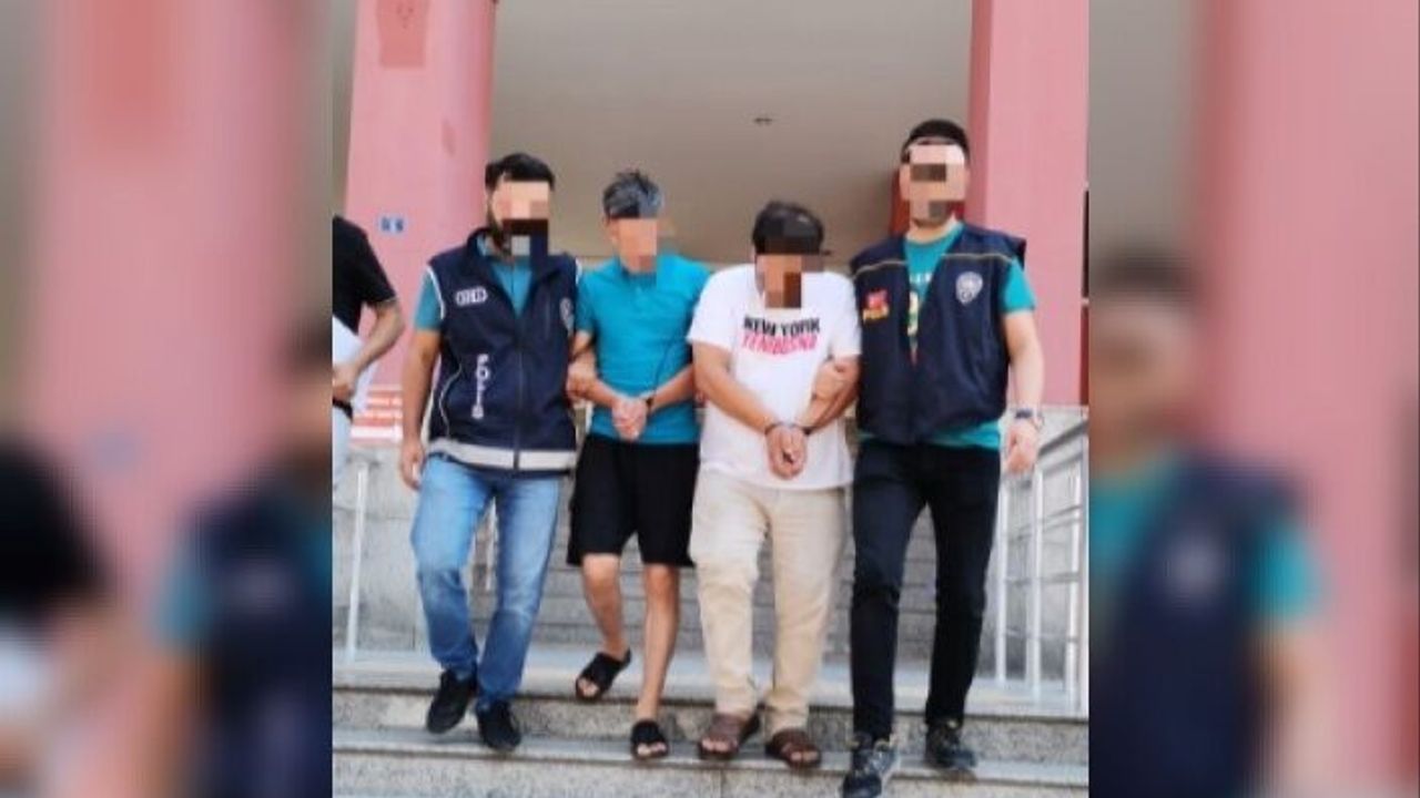 9 düzensiz kaçak göçmen  yakalandı