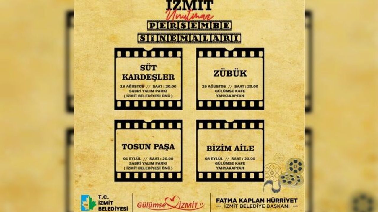 Perşembe Sinemaları Sabri Yalım’da devam ediyor!