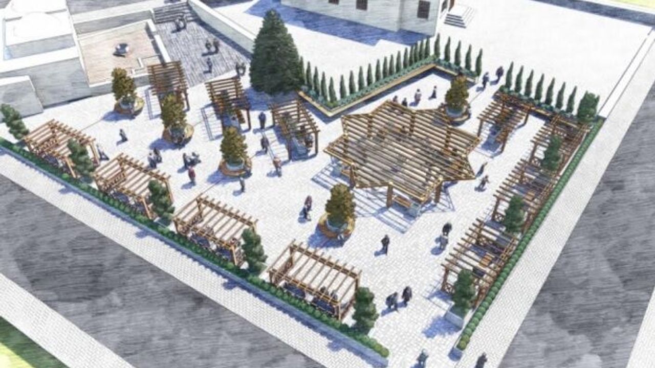 Genel Sekreter Gündoğdu,  Karabali Meydanı projesini inceledi