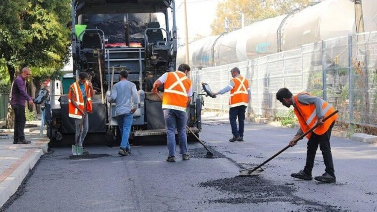 Yarımca Sahil Yoluna 2 bin ton asfalt