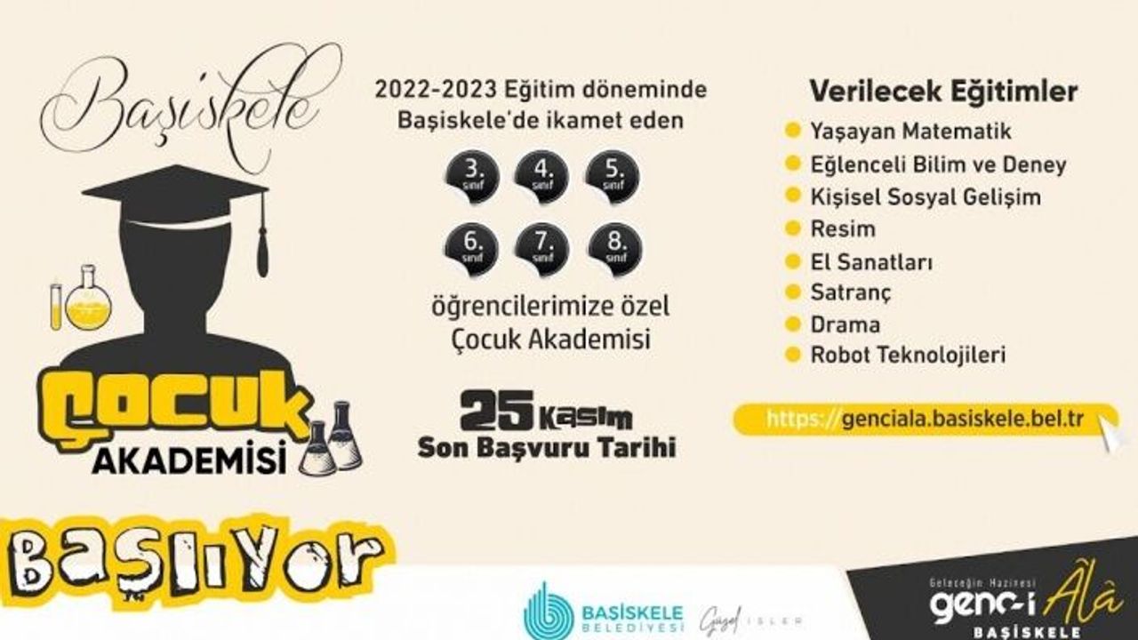 Başiskele Çocuk Akademisi’nde Yeni Sezon Başlıyor   
