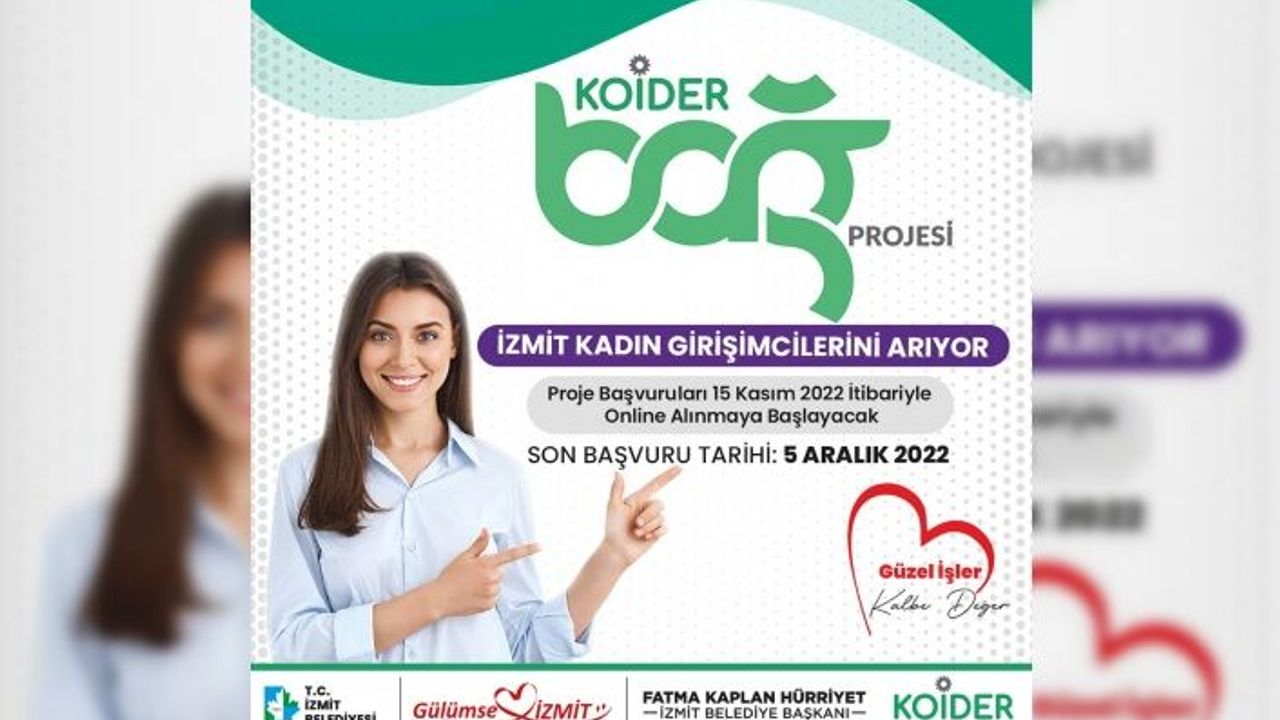 İzmit Belediyesi ve KOİDER kadınları   ‘Bağ Projesi’ ile iş hayatına bağlayacak