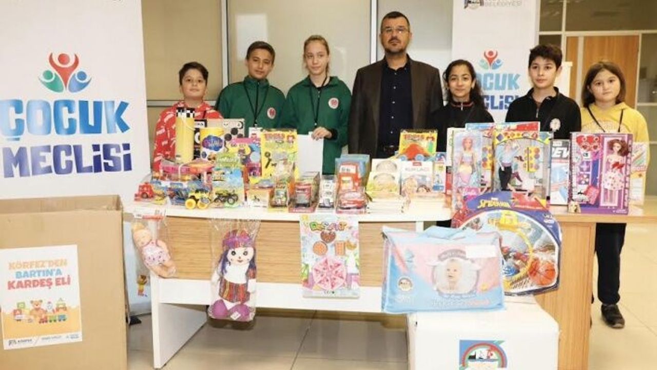 Körfezli çocuklardan Bartın’a kardeş eli