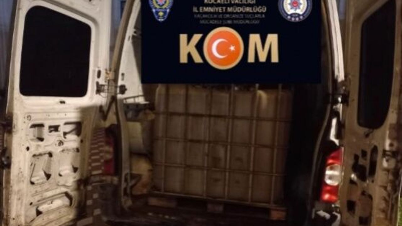 3.000 litre (3 ton) karışımlı akaryakıt ele geçirildi