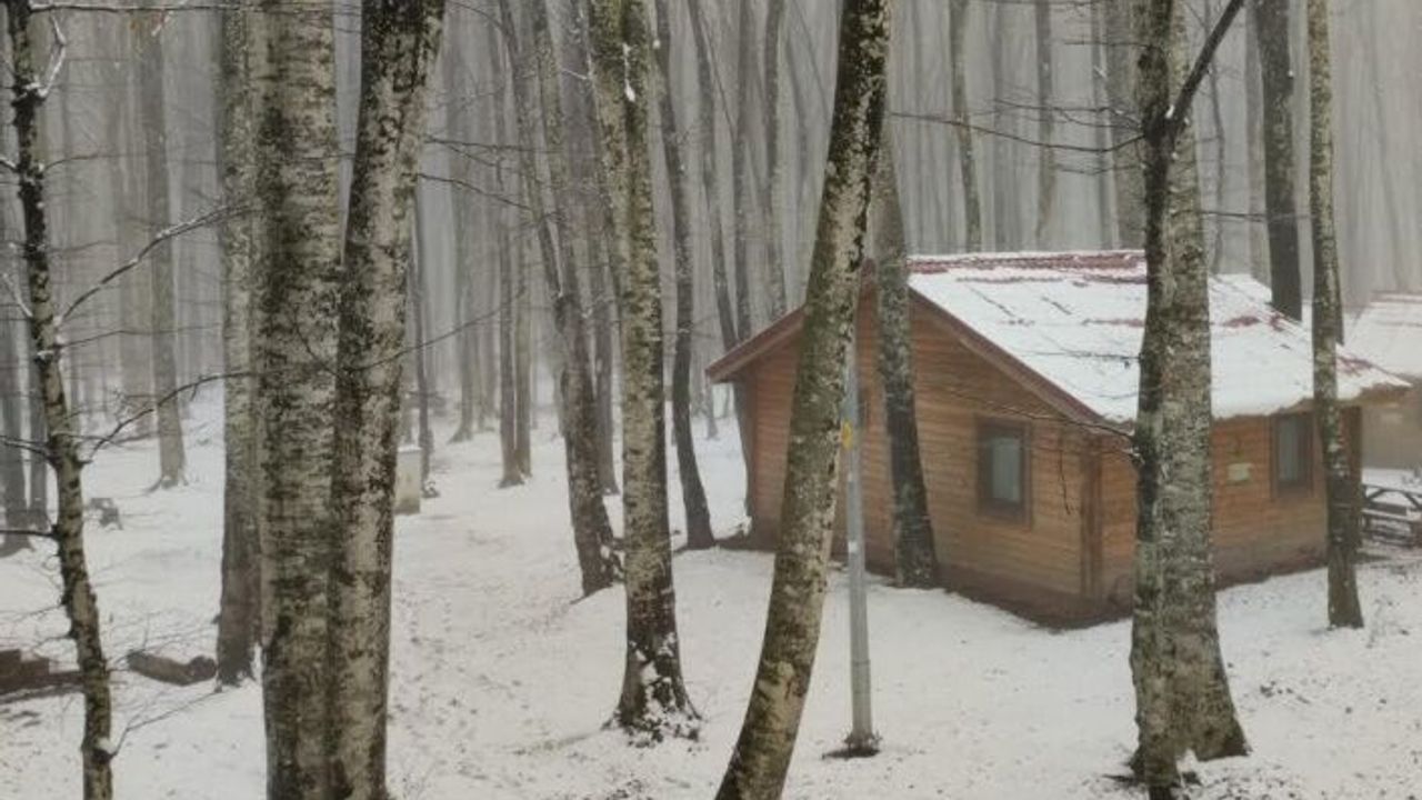 ERİKLİTEPE BEYAZ ÖRTÜYLE KAPLANDI