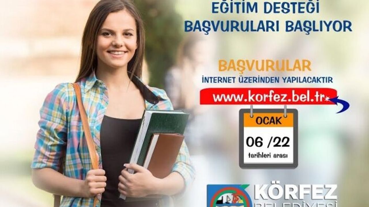Körfez’de ‘eğitim desteği’ başvuruları başladı