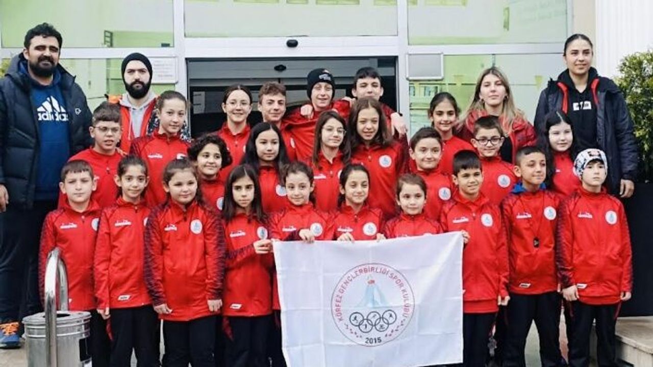 Körfezli yüzücüler madalya bırakmadılar.