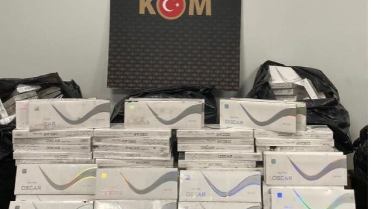 Gümrük Kaçağı Sigara ele geçirildi