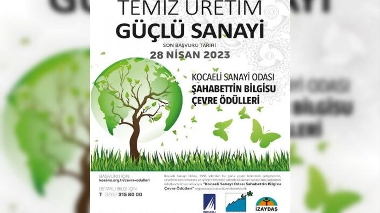 KSO Şahabettin Bilgisu Çevre Ödülleri’ne başvurular uzatıldı