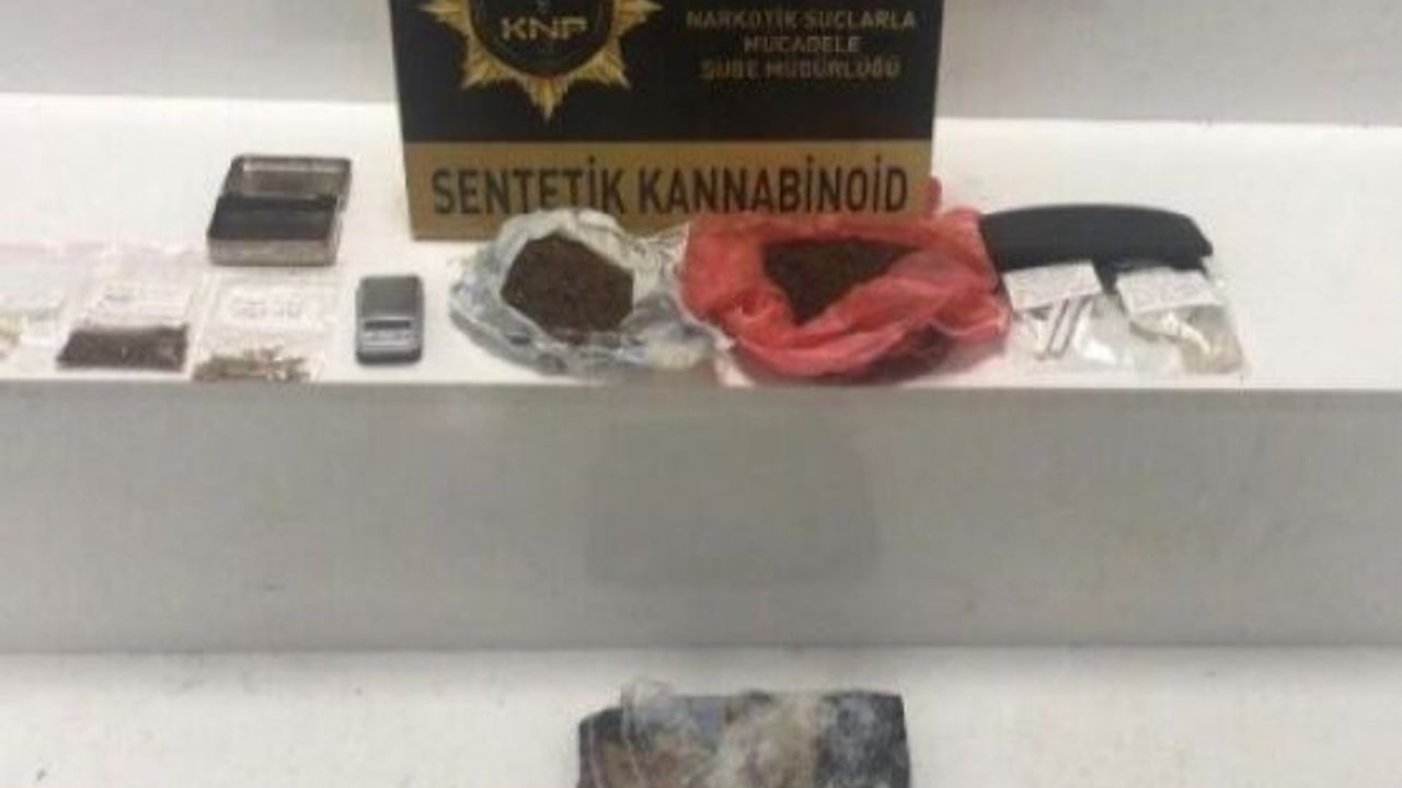 167 gr Sentetik Kannabinoidle  yakalandı