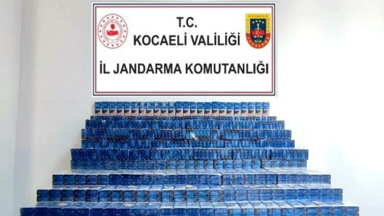 Kocaeli İl Jandarma Komutanlığınca, kaçakçılık suçları ile mücadele kapsamında