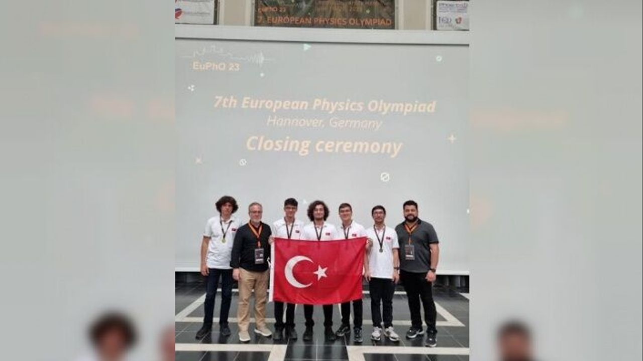 7. AVRUPA FİZİK OLİMPİYATINDA BÜYÜK BAŞARI