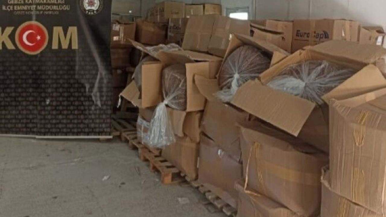 Bandrolsüz tütün getirildiği ihbarı üzerine yapılan çalışmalarda