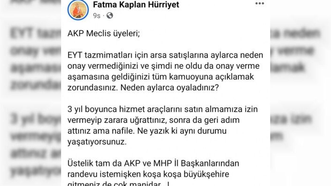 Hürriyet, Cumhur İttifakı grubuna seslendi: