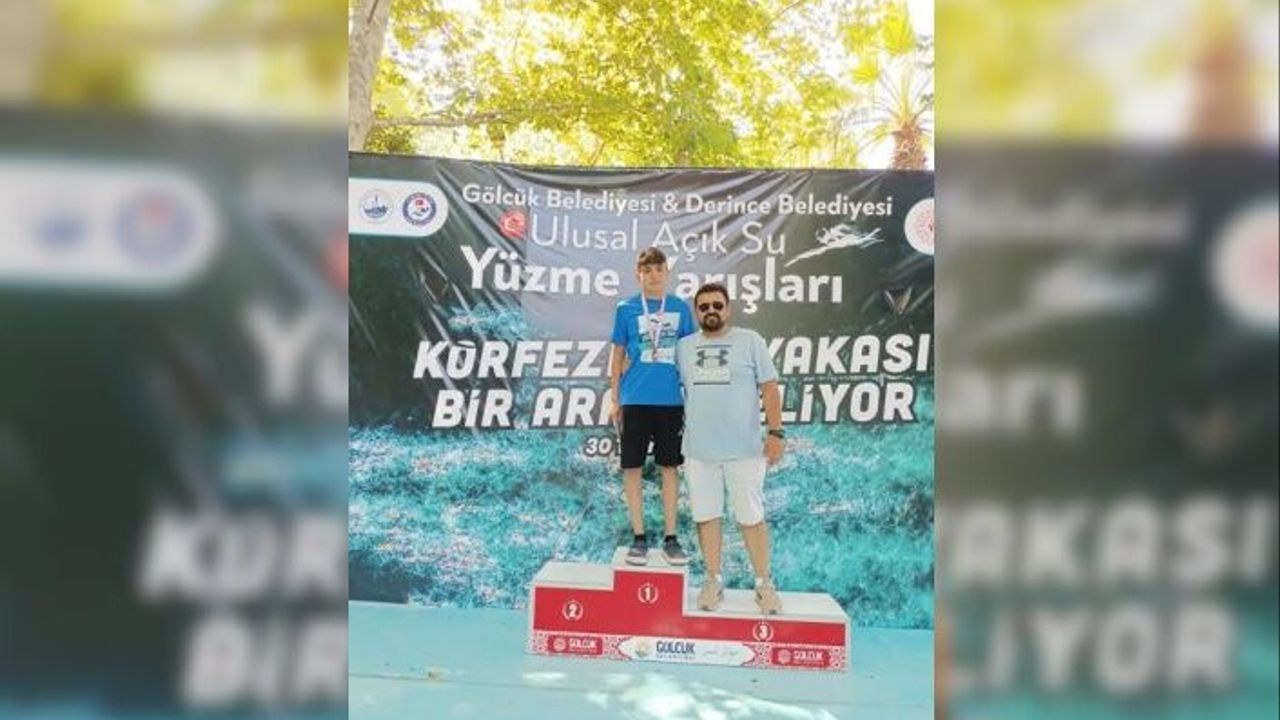 Körfezli Eymen, üçüncü oldu