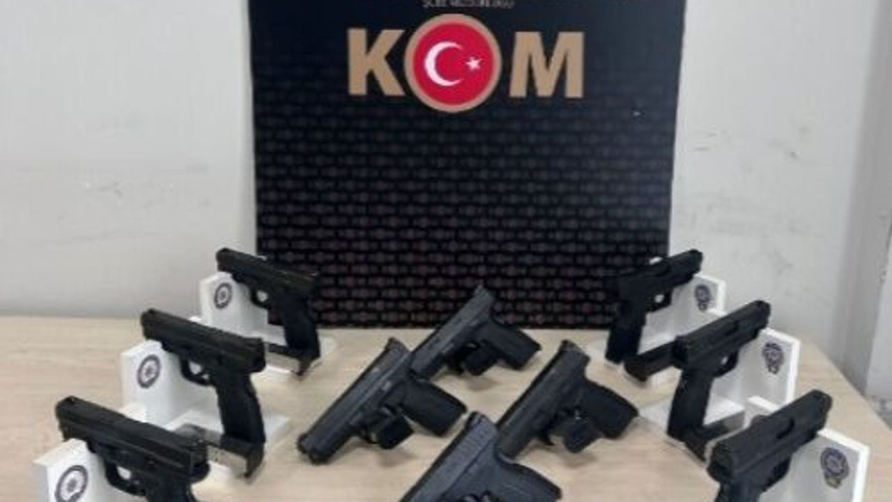 10 adet Ruhsatsız tabanca ele geçirildi