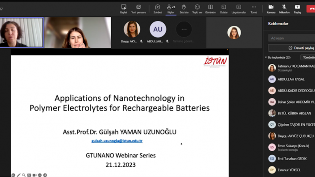 GTÜ, Enerji ve Nanoteknolojiyi Buluşturdu 