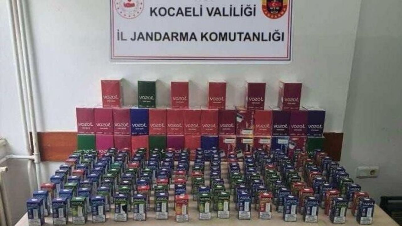 (570) Adet, Vozol elektronik sigara ele geçirildi