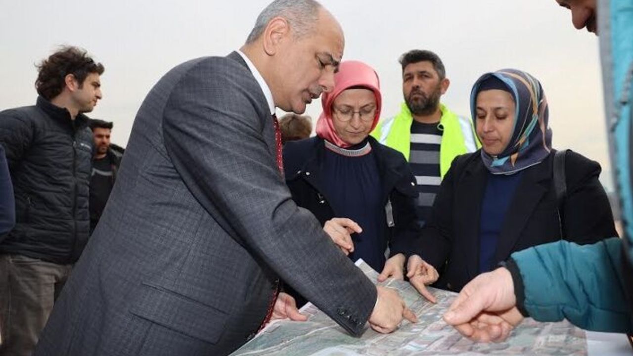 Başkan Söğüt, Kaşkaldere projesinin, detaylarını yerinde inceledi