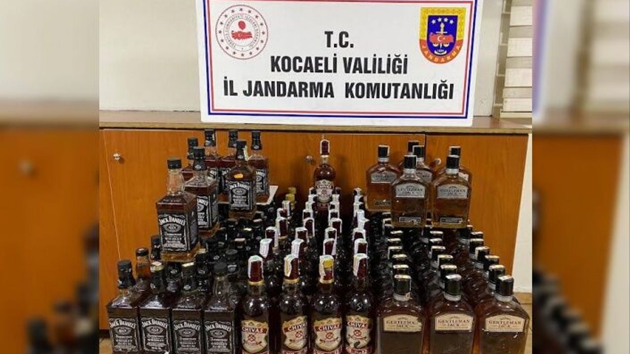 Kaçak viski (alkollü içki) ele geçirildi