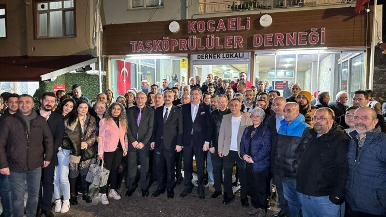 Kocaeli Taşköprülüler Derneğinden, Körfez  Belediye Başkan adayı, Tayfun Balıkçı’ya Tam Destek