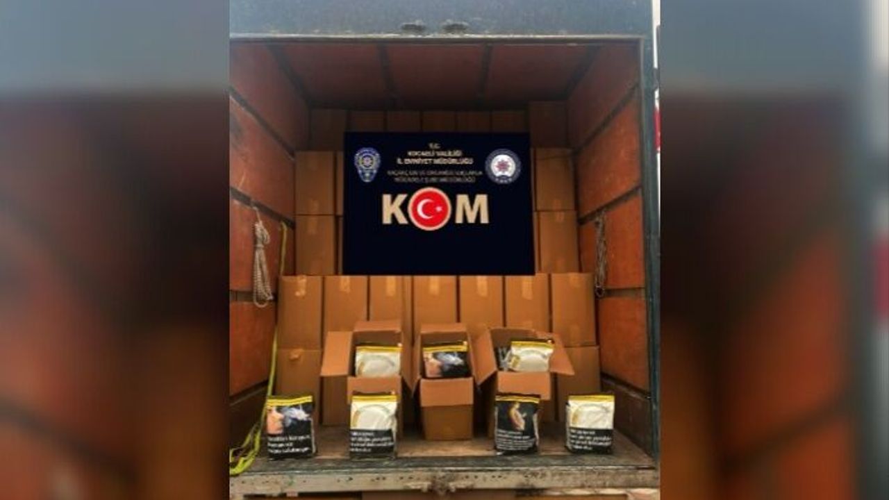 4 ton, sahte bandrollü, kıyılmış tütün ele geçirildi.