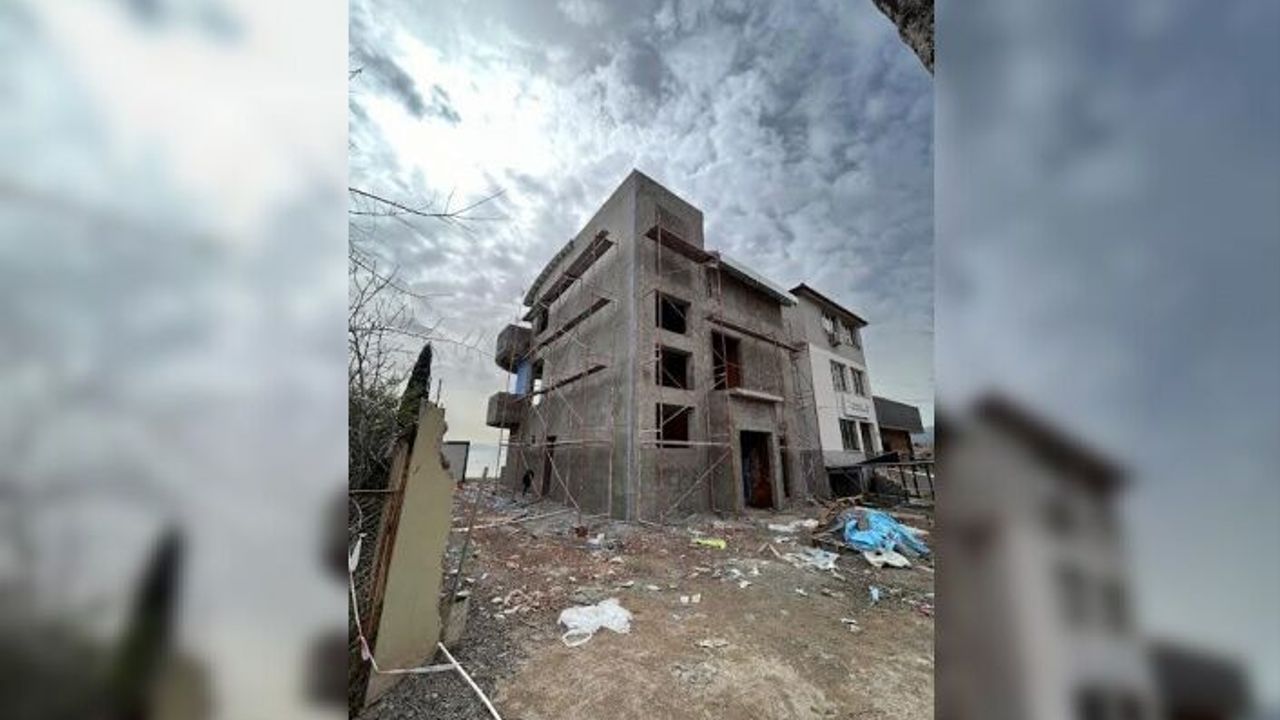 Körfez Yarımca, Yelken Kulübünde, sıva imalatı tamamandı.