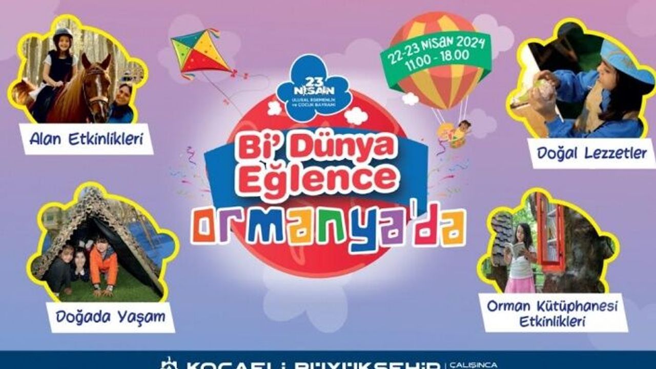 23 Nisan coşkusunu, doyasıya yaşayacaklar.