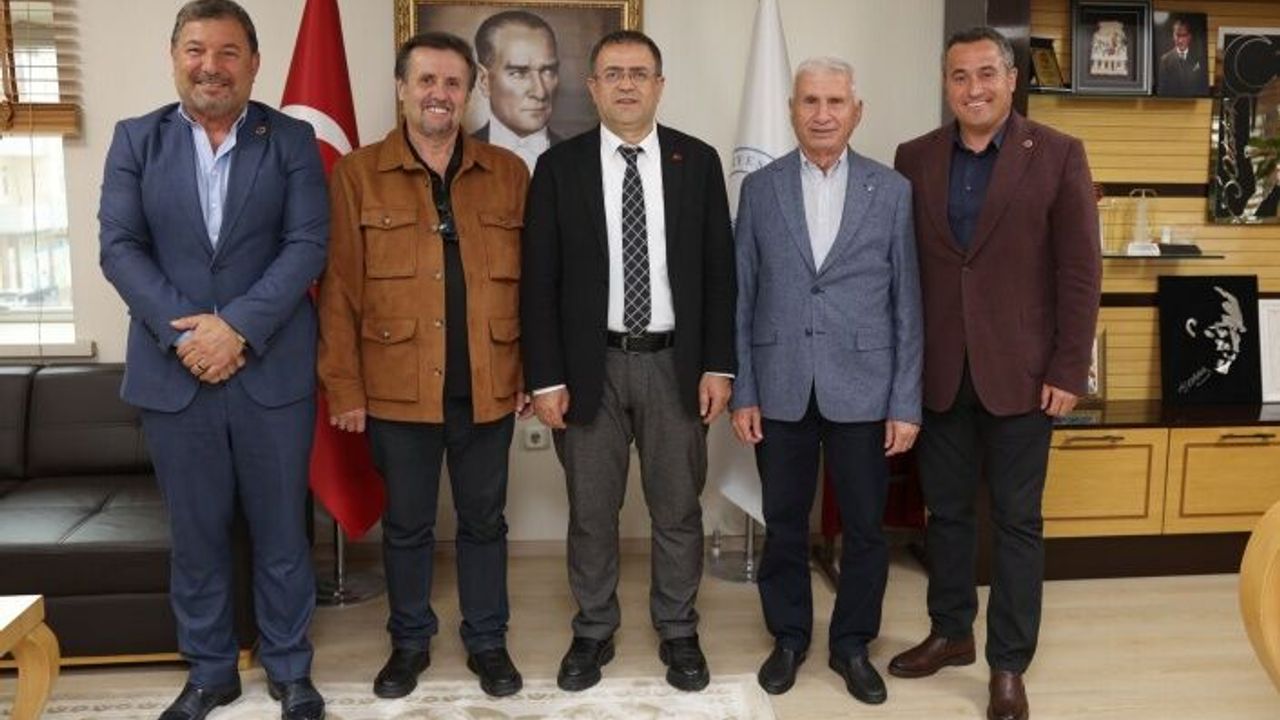 Başkan Sertif Gökçe’nin, Konukları Eski Başkanlar