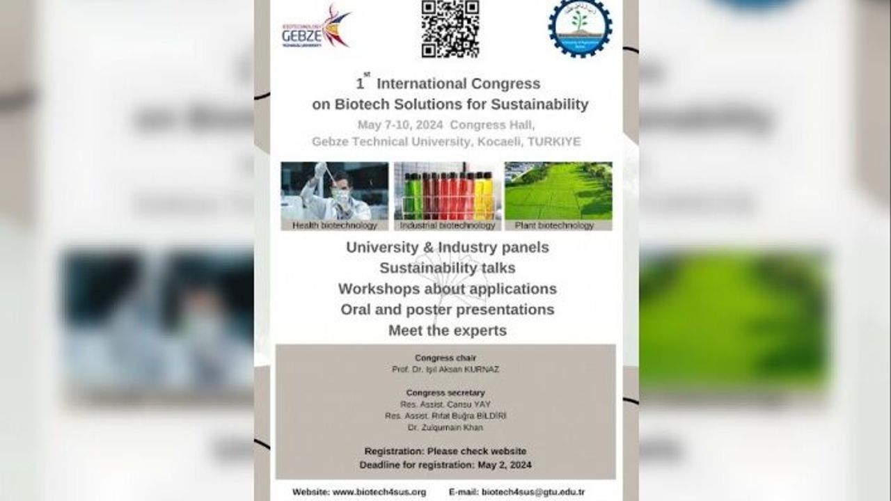 "1. Uluslararası Sürdürülebilirlik için Biyoteknoloji Çözümleri Kongresi"