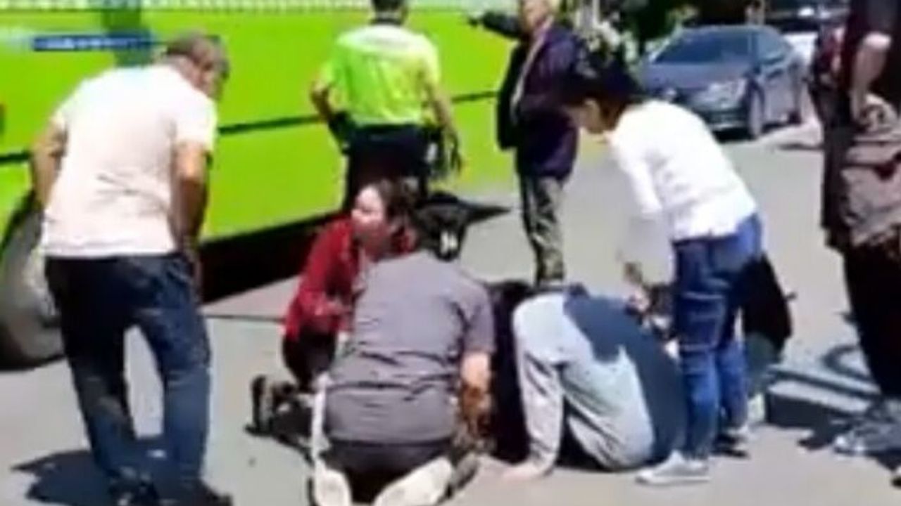 Genç kadın, karşıya geçmeye çalışırken otomobilin çarptı