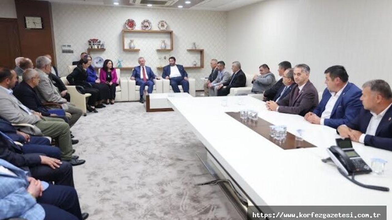 Mahalle Muhtarları, Başkan Büyükakın’a Konuk Oldu