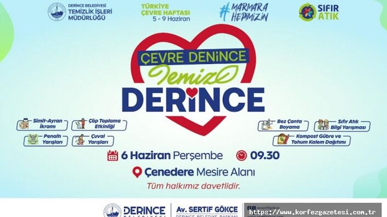 Derince’de, "Çevre Denince; Temiz Derince"