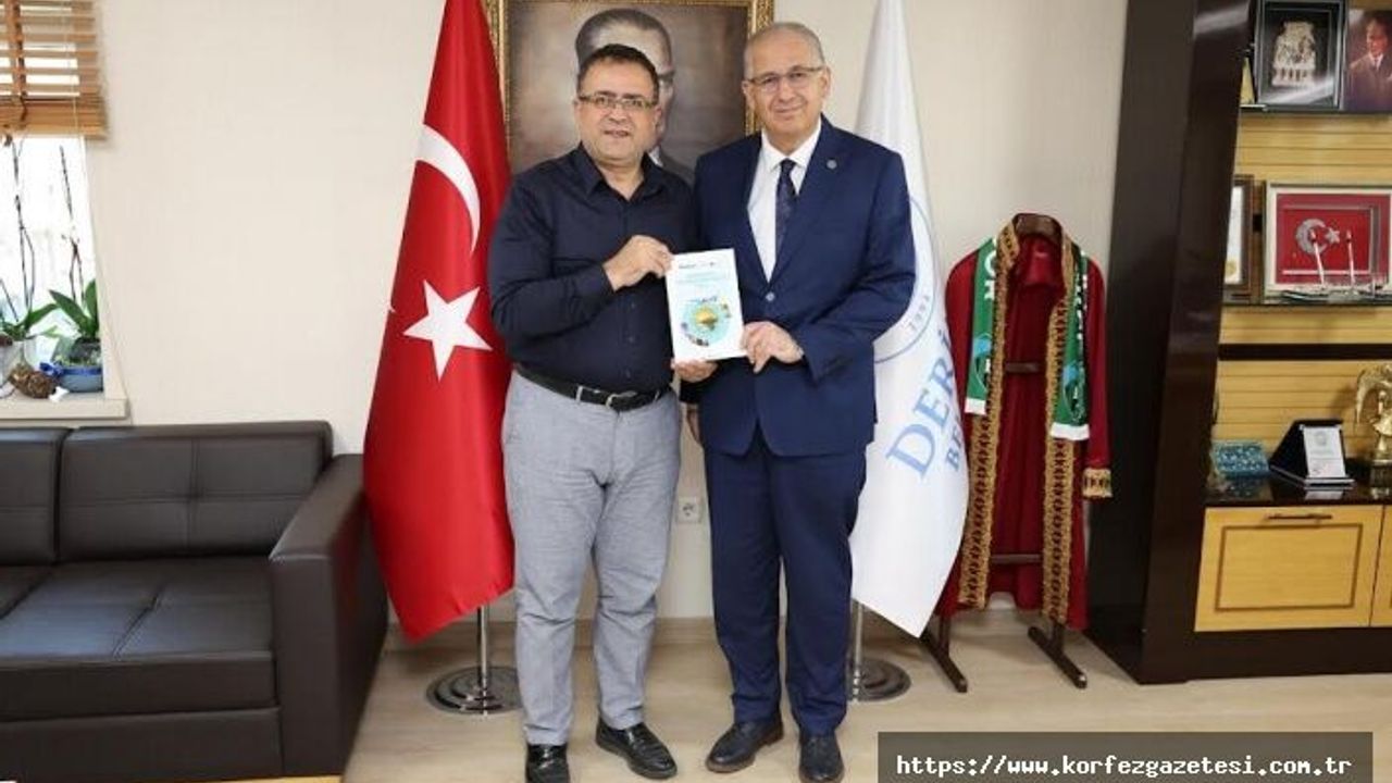 Başkan Sertif Gökçe’nin, Konuğu Rektör Cantürk