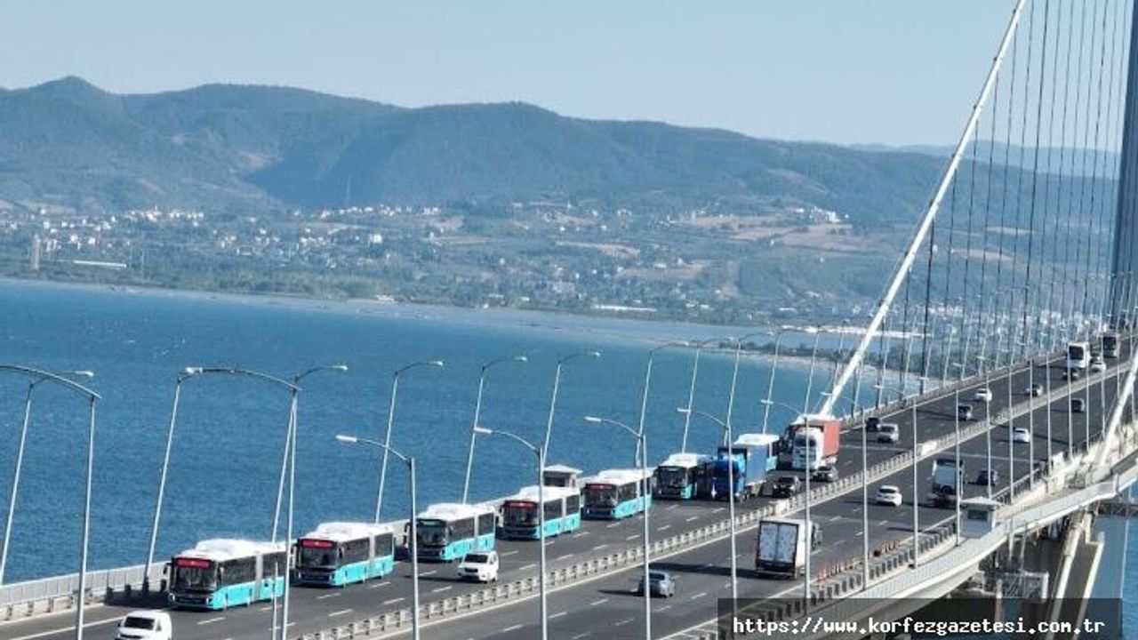 Kocaeli Büyükşehir, Filoya 10 Yeni Körüklü Otobüs, Daha Ekledi