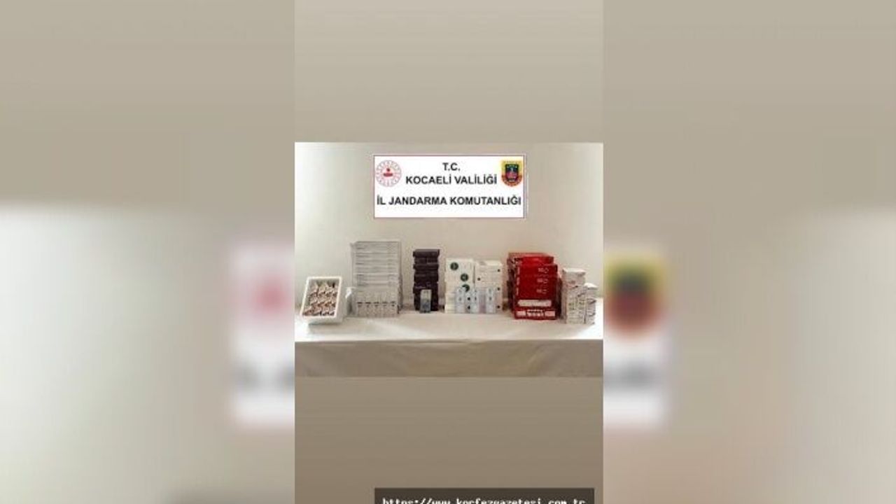 Kocaeli’de, Kaçak İlaç, Operasyonu: 1.1 Milyon TL Değerinde Kaçak İlaç Ele Geçirildi