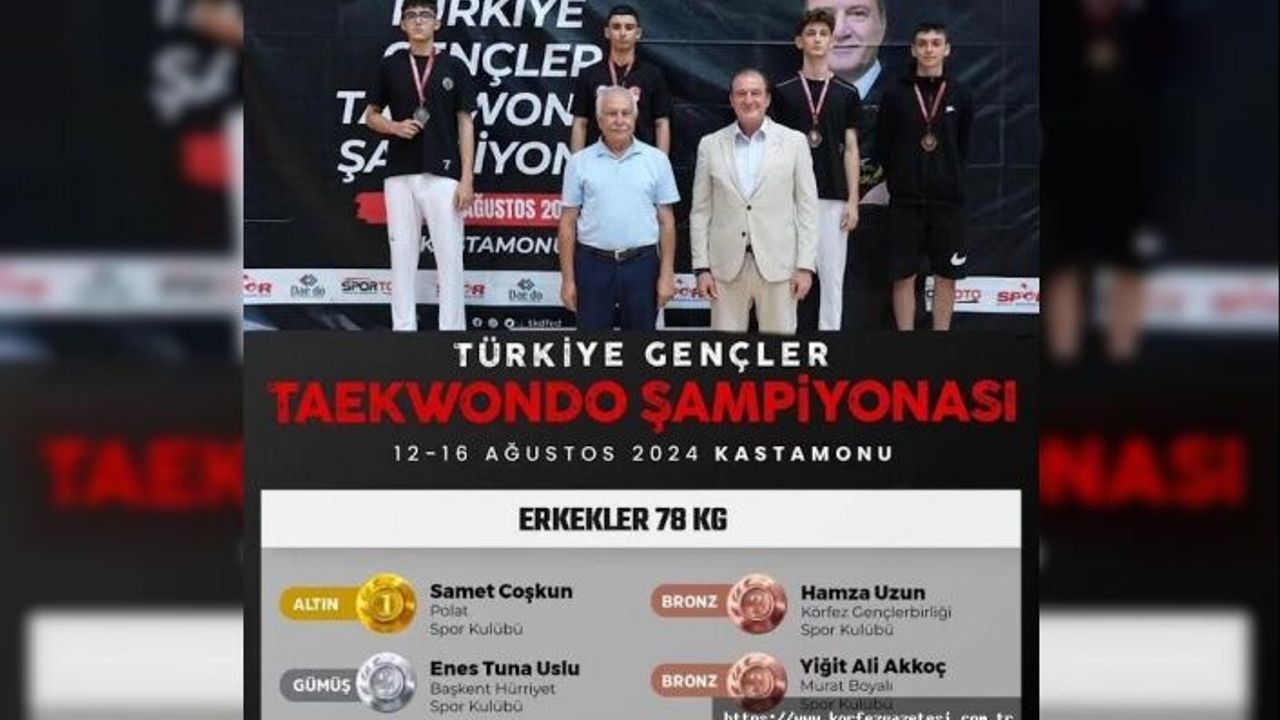 Körfezli Taekwondo Sporcusu Hamza, Büyük Başarı Elde Etti