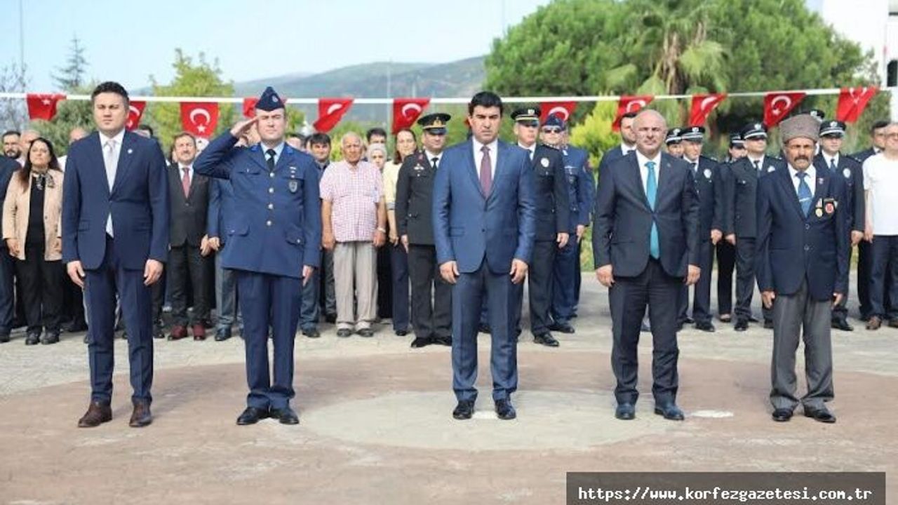 Gaziler Günü Töreni, Körfez Kaymakamlığı'nda, Gerçekleştirildi