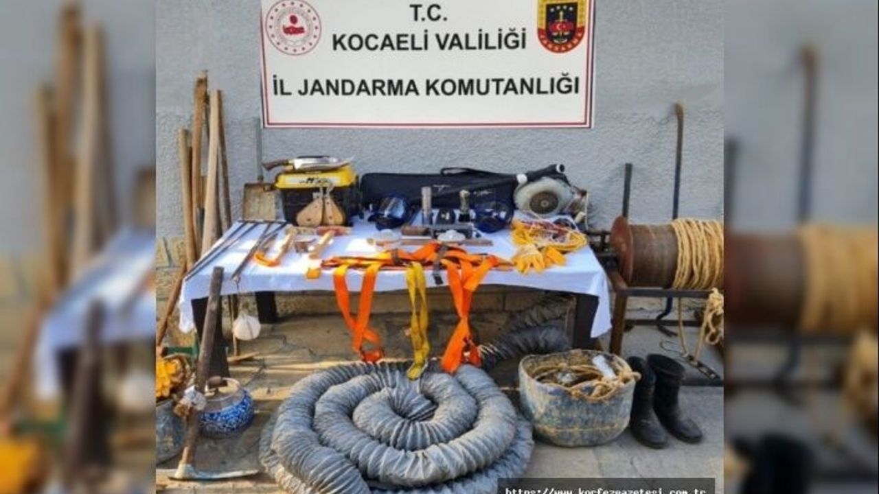 Kandıra’da İzinsiz Kazı Yapan 5 Kişi Suçüstü Yakalandı