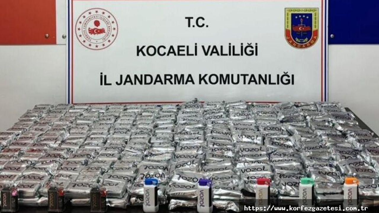 Kocaeli İl Jandarma Komutanlığı'ndan, Kaçakçılık Operasyonu