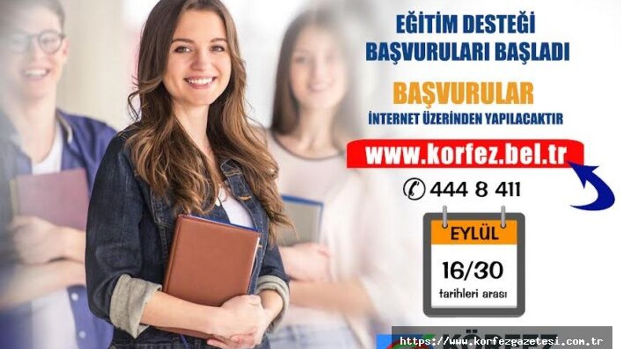 Körfez Belediyesi’nden, Üniversite Öğrencilerine, Eğitim Desteği