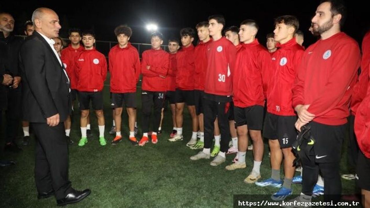 Başkan Şener Söğüt’ten Körfez Gençlerbirliği A Takımı’na Moral Ziyareti