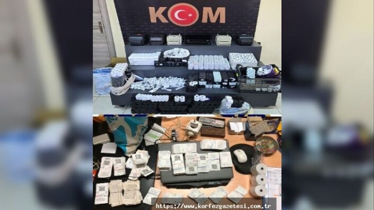 Kocaeli'de Sahte Fatura Operasyonu
